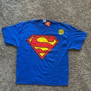 Vintage 2001 DC Comics Superman Royal Blue Men’s T-Shirt Adult Size 2XL NWT